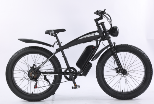 26-inch shark lithium-electric snow bike